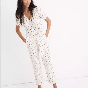 NWT Madewell floral jumpsuit